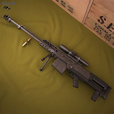 Accuracy International As50 3d Model Weapon On Hum3d