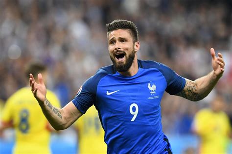 Arsenals Olivier Giroud Is First Goalscorer At Euro 2016 After Netting