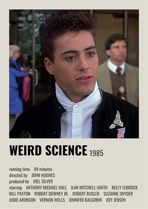 Weird Science Movie Poster Film Posters Minimalist Lady Grinning