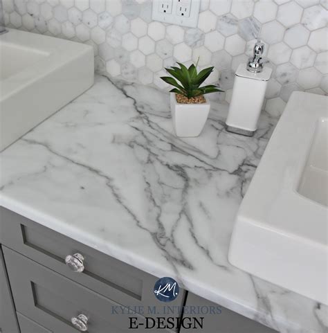 Budget Friendly Bathroom Update Ideas Formica Calacatta Marble