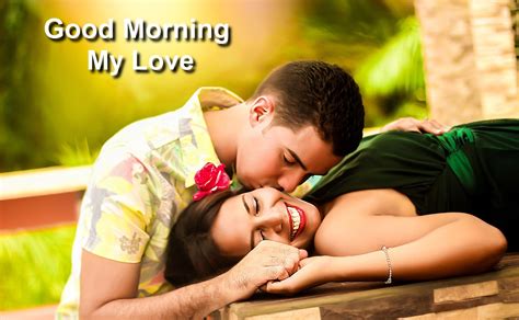 Hot And Romantic Good Morning Image With Love Couple