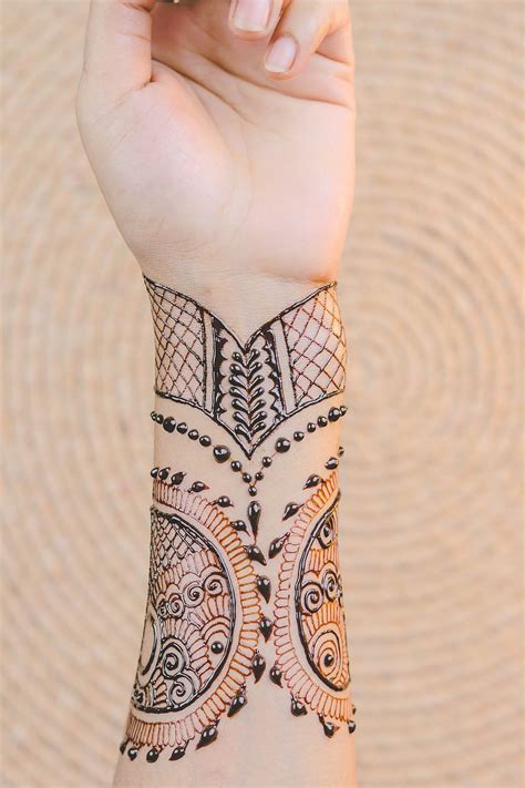 Henna Hands Mehendi Pattern Female Palms Design Decoration