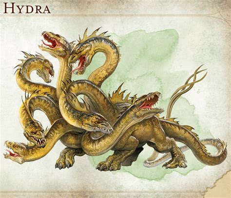 Dnd And Powergaming Dungeons Delves And Dice Hydra Monster