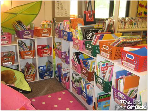 Organizing Your Classroom Library Mrs Bs First Grade