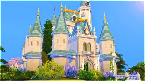 Cinderella Castle The Sims 4 Speed Build Youtube