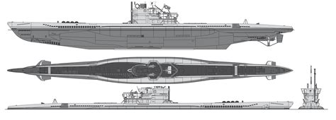 U 998 German Submarine Blueprint Download Free Blueprint For 3d Modeling