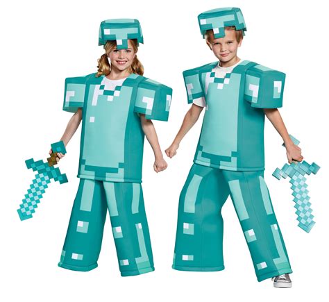 Alkalmazható Belső Visszahívás Minecraft Diamond Armor Costume Metró