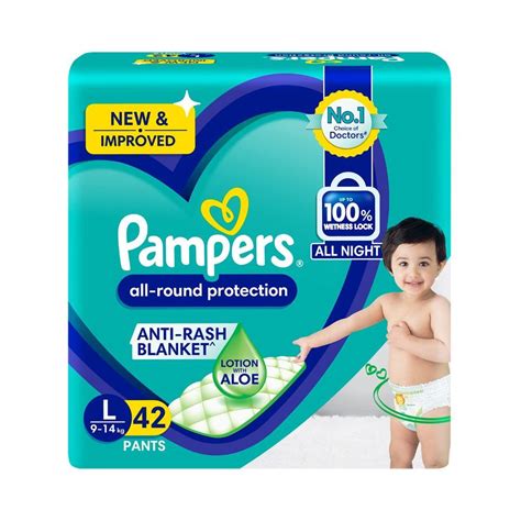 Pampers All Round Protection Diaper Pants Large 42 Count Price Uses