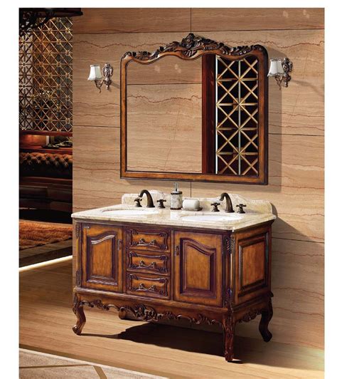 Great savings & free delivery / collection on many items. Traditional 51.25" Double Vanity Set with Mirror ...