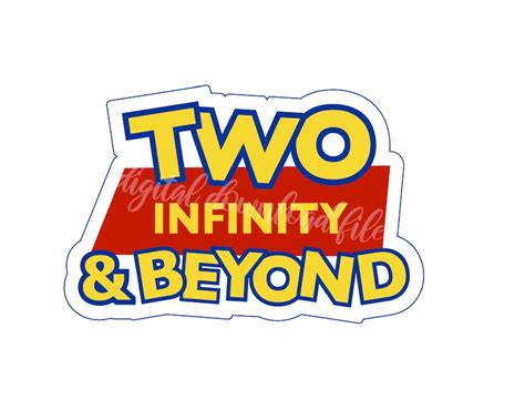 Two Infinity And Beyond Cake Topper Toy Story Sign Toy Story Etsy