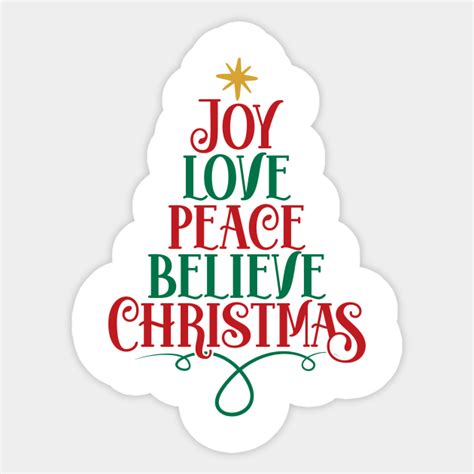 Joy Love Peace Believe Christmas Joy Love Peace Believe Christmas