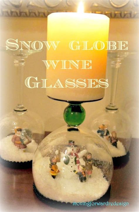 Snow Globe Wine Glasses Lol Since I Dont Have Any Other Use For Them