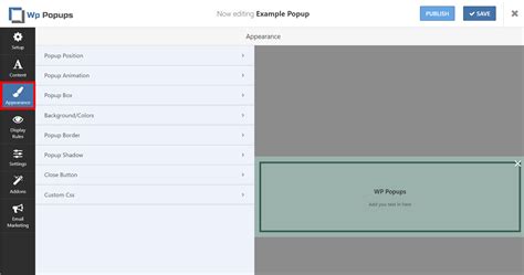 How To Change Popup Design And Appearance Wp Popups Documentation
