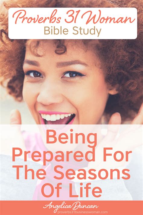 Proverbs 31 Woman Bible Study Being Prepared For The Seasons Of Life