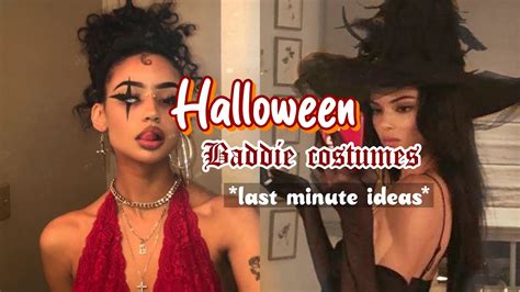 halloween baddie costumes last minute ideas 2021 youtube