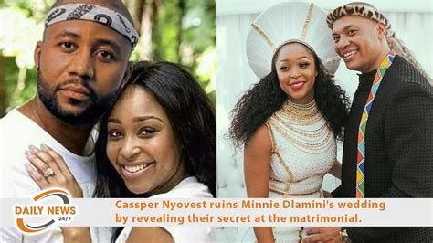 Cassper Nyovest Ruins Minnie Dlaminis Wedding By Revealing Their