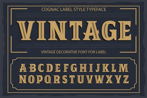 Vintage Otf Vintage Label Font Stunning Display Fonts ~ Creative Market
