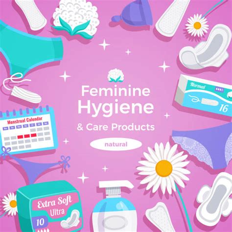 Feminine Hygiene Products Illustrations Royalty Free Vector Graphics
