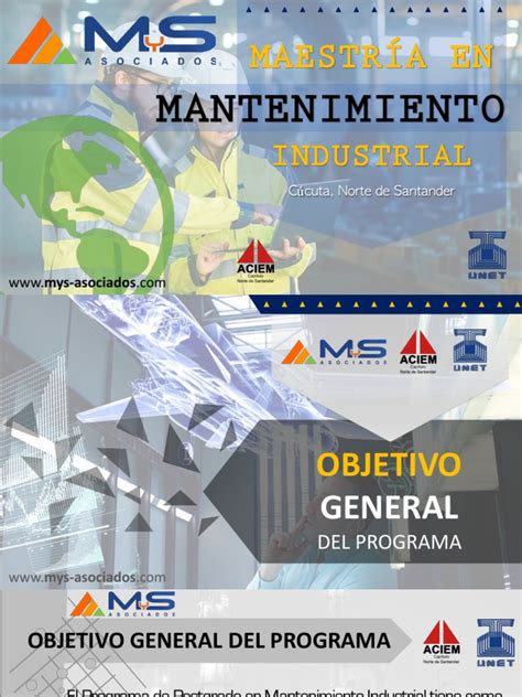 Brochure Maestria Mantenimiento 2022 Pdf Plan De Estudios Business