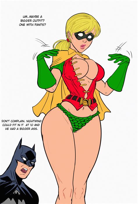rule 34 artist request batman batman series breasts costume dc dc comics robin dc