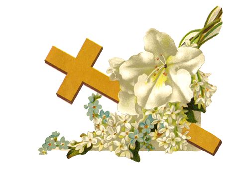 To created add 32 pieces, transparent cross images of your project files with the background cleaned. Funeral Flowers Clip Art - Clip Art Library