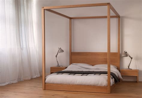 Check out all ideas at the architecture designs. Cube | Modern Four Poster Bed | Natural Bed Company