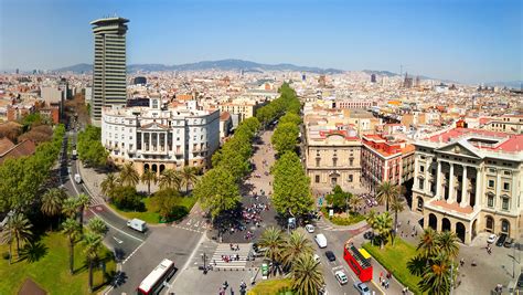 Learn spanish in spain's most cosmopolitan city! Picture Barcelona Spain Megapolis Roads From above Cities ...