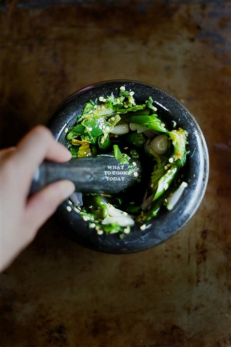 Sambal lado mudo, a west sumatran speciality, used green chili, stir fried with dried shrimp, red shallots, garlic, and spices. Sambal Ijo Padang/ Indonesian Green Sambal