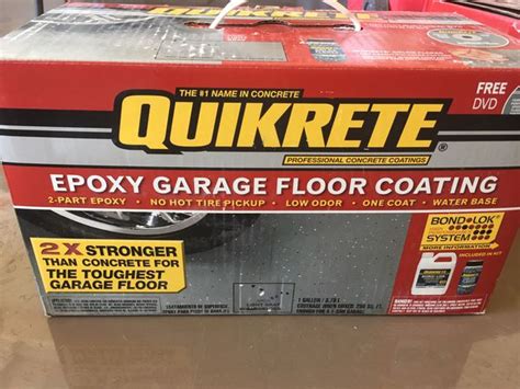 Quikrete Epoxy Garage Floor Coating Flooring Tips