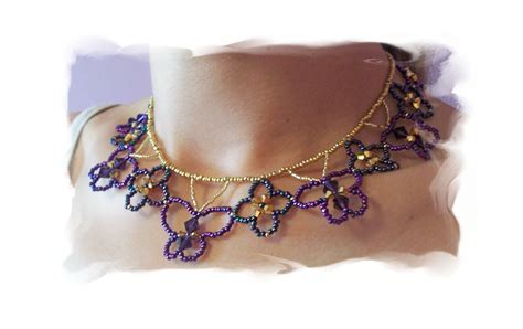 Butterfly Kisses Necklace Pattern Beading Tutorial In Pdf On Luulla