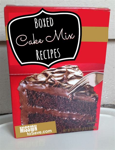 50 boxed cake mix recipes roundup mission to save