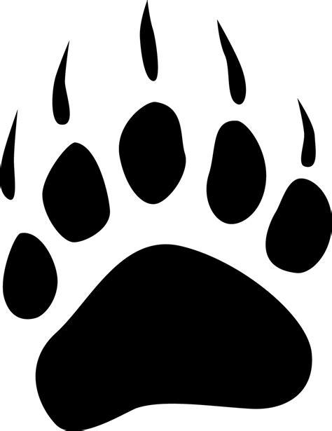 Black Paw Logo Clipart Free To Use Clip Art Resource Clipart Best