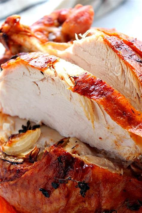 easy oven roasted turkey breast recipe mytaemin