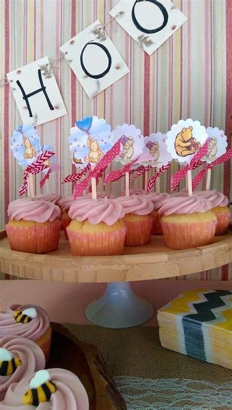 Winnie The Pooh Birthday Party Cupcakes See More Party Planning Ideas