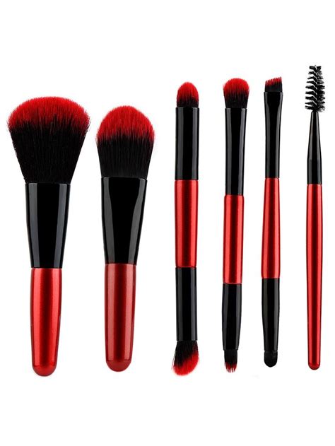 Brushes Red Black Double Head Makeup Brushes Makeup Tools Products