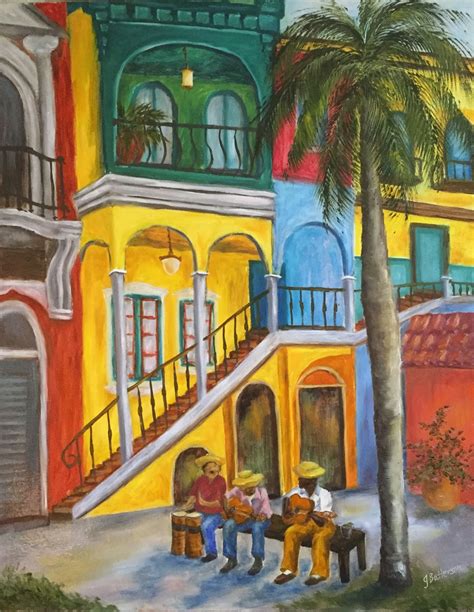 Daily Painters Of Florida Cuba Libre Oil Painting Of Old Havana By
