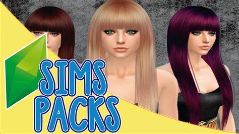 Los Sims 4 Pack De 19 Peinados De Mujer Simspack Youtube