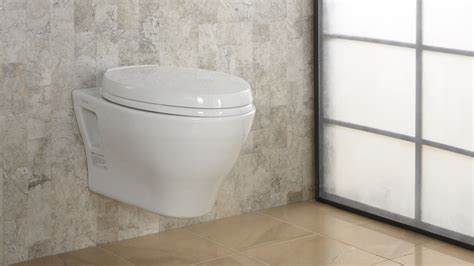 Aquia® Wall Hung Dual Flush Toilet 16 Gpf And 09 Gpf Elongated Bowl