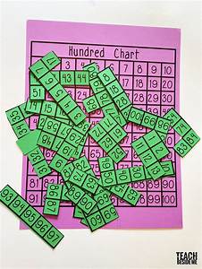 Hundred Chart Puzzle With Printable Teach Beside Me