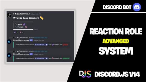 Discordjs V14 Tutorial Advanced Multi Guild Reaction Role System For