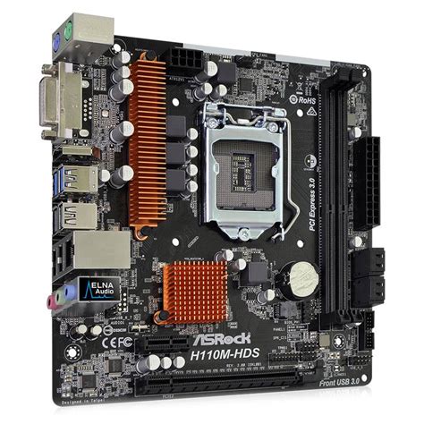 Asrock H110m Hds R30 Lga1151 Micro Atx Motherboard H110m Hds R30