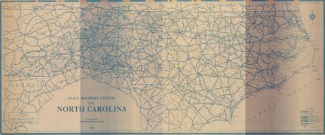 North Carolina Roads And Highways Nc Road Map 1935