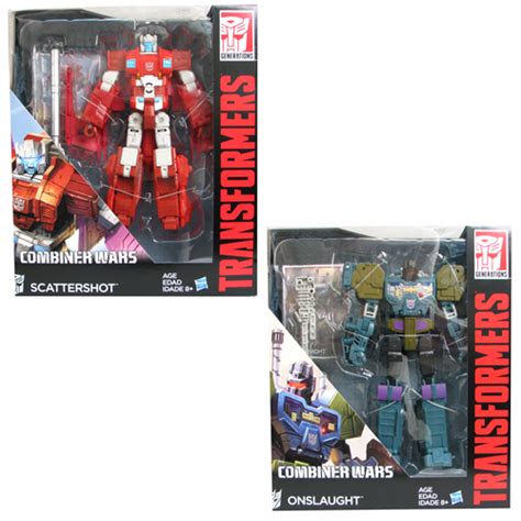Combiner Wars Scattershot And Onslaught In Package Image Transformers