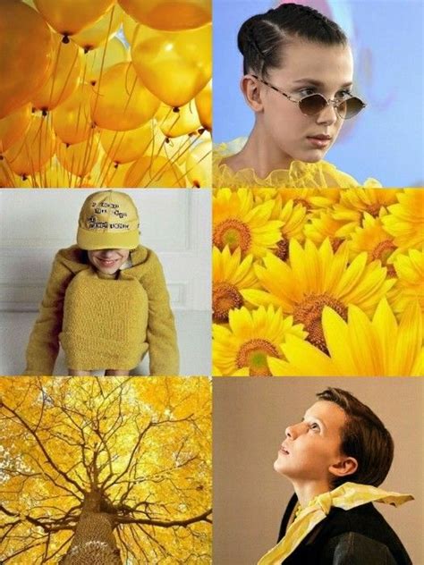 Millie Bobby Brown Wallpaper Yellow •made By Zoomer Sw• Millie Bobby