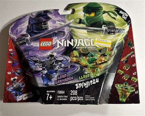 Lego Ninjago Masters Of Spinjitzu Lloyd Vs Garmadon 70664 Spinner