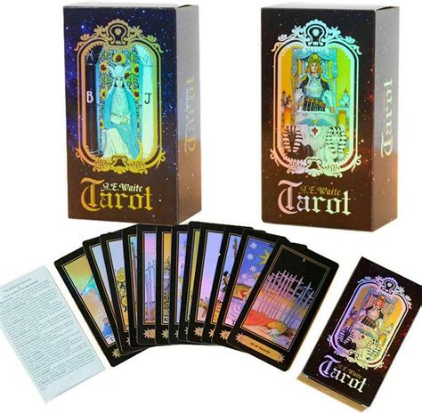 Buy wholesale products related to tarot cards wholesale from manufacturers. Wholesale GOUDAI Holographic Glowing Shining Tarrot Cards,78 Ori Rider Waite Tarot Cards Future ...