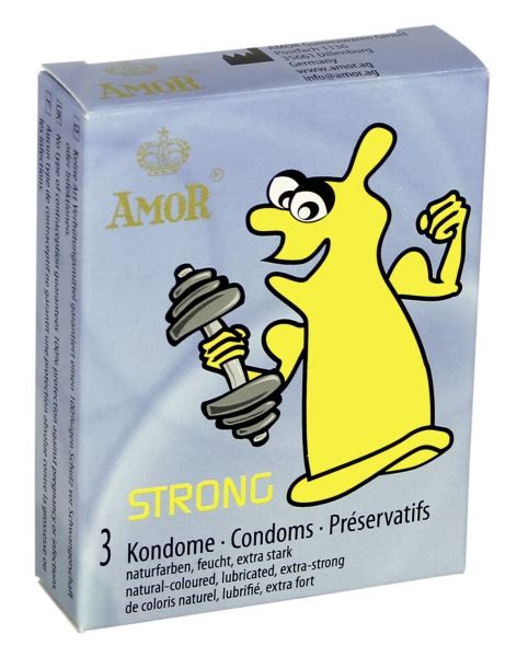 Amor Strong 3er Packung Kondome Gummi Swisseroticshop Ihr Erotikshop