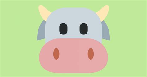 🐮 Emoji De Cara De Vaca 4 Significados Y Botón De Copiar Y Pegar