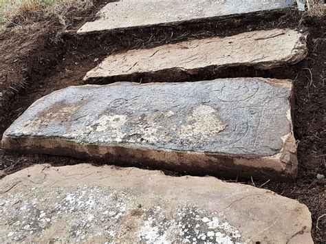 Rare Find Of Pictish Stone At Ulbster Graveyard By Thurso Woman Looking For Ancestors