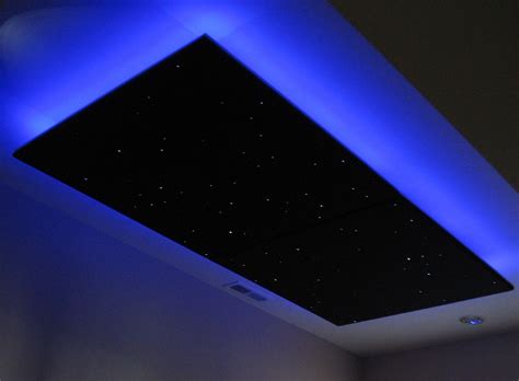 Starfield Ceiling Install Shelly Lighting